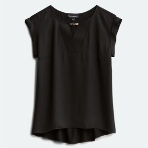 Sleek Black Blouse by Banana Republic